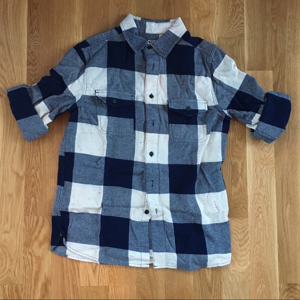 Mossimo Supply Plaid Button Down Top